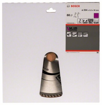 Пильный диск Multi Material. 254 x 30 x 3,2 mm, 80 2608640450